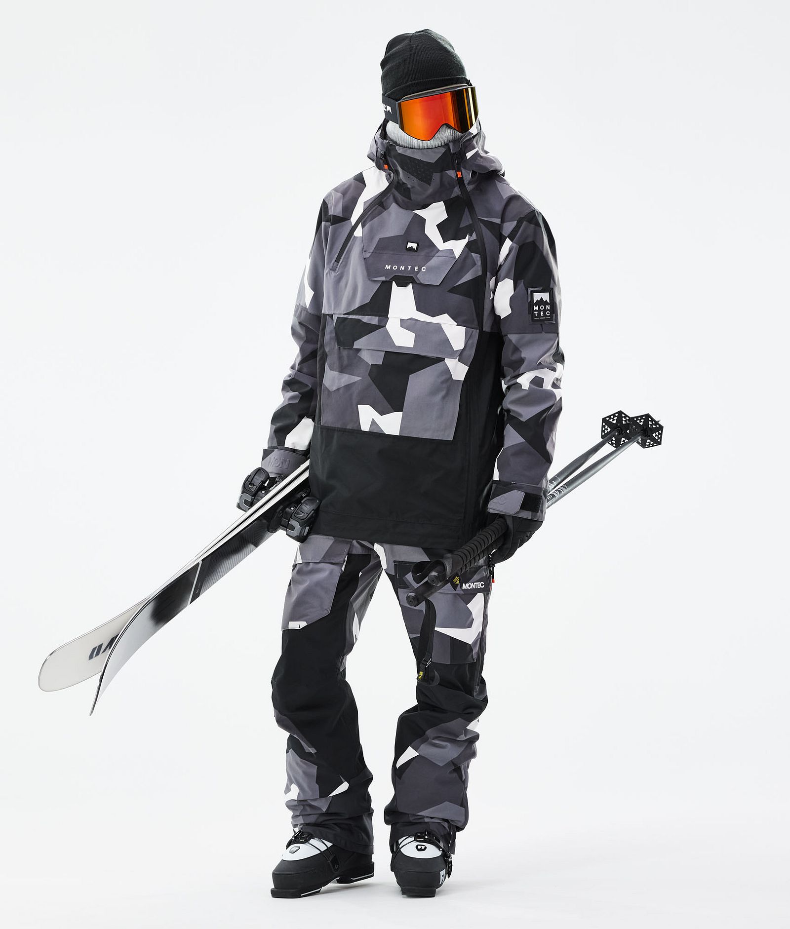 Montec Doom 2021 Lyžařská Bunda Pánské Arctic Camo/Black, Obrázek 5 z 12