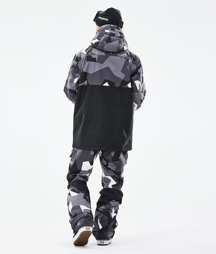 Montec Doom 21 Bunda na Snowboard Pánské Arctic Camo/Black, Obrázek 6 z 11