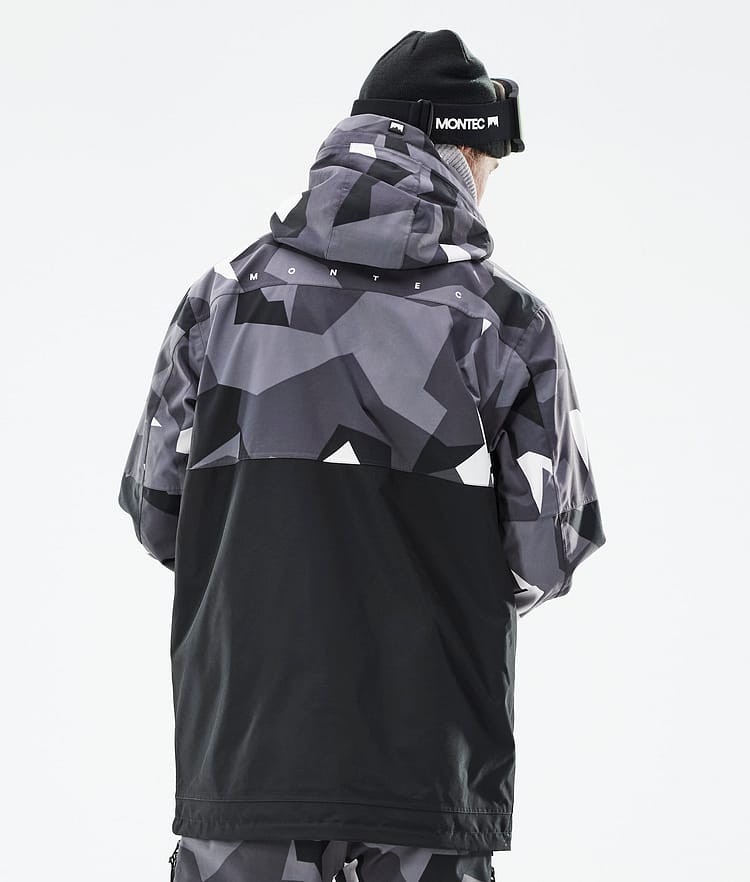 Montec Doom 21 Bunda na Snowboard Pánské Arctic Camo/Black, Obrázek 8 z 11
