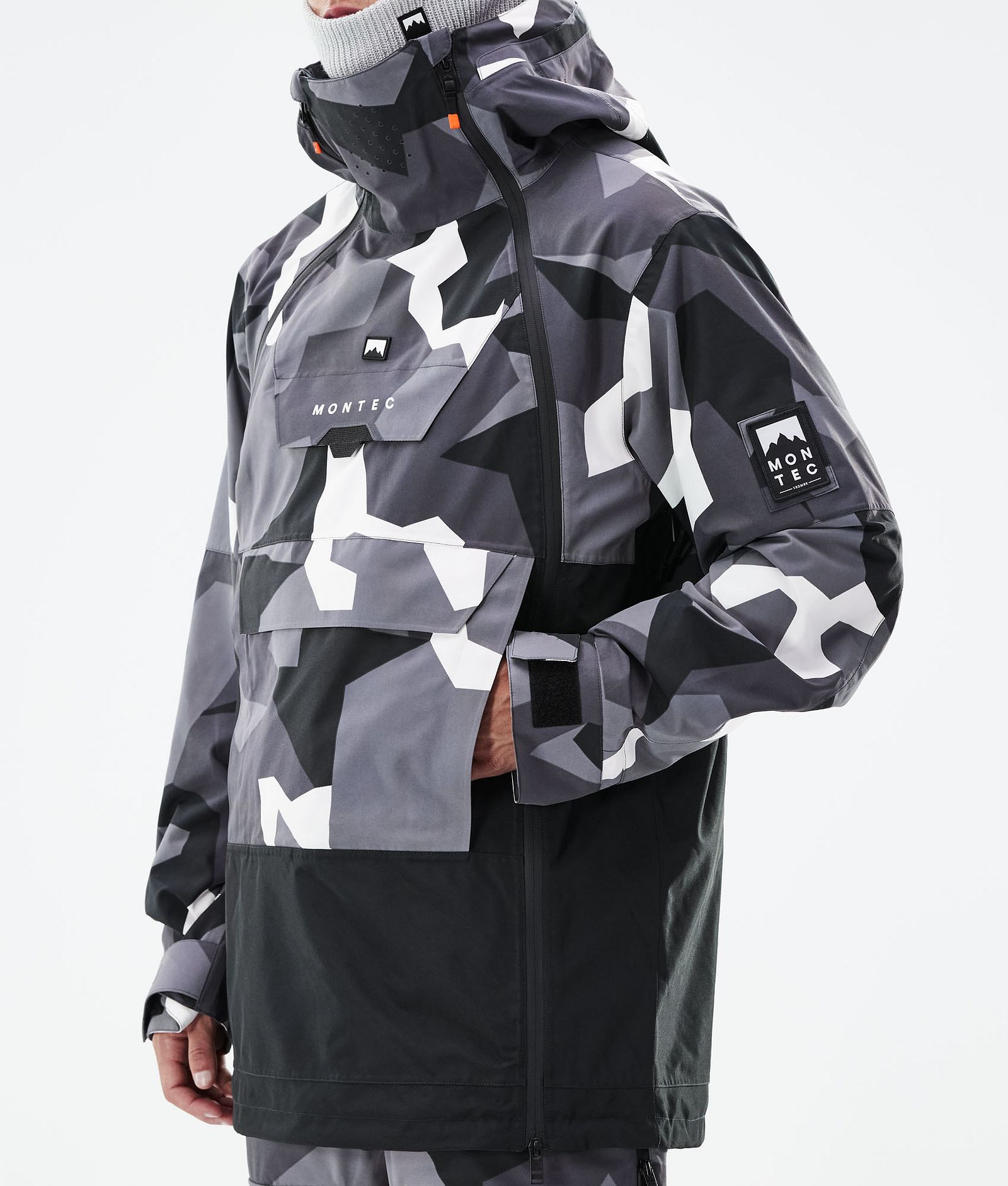 Montec Doom 2021 Kurtka Snowboardowa Mężczyźni Arctic Camo/Black, Zdjęcie 9 z 11