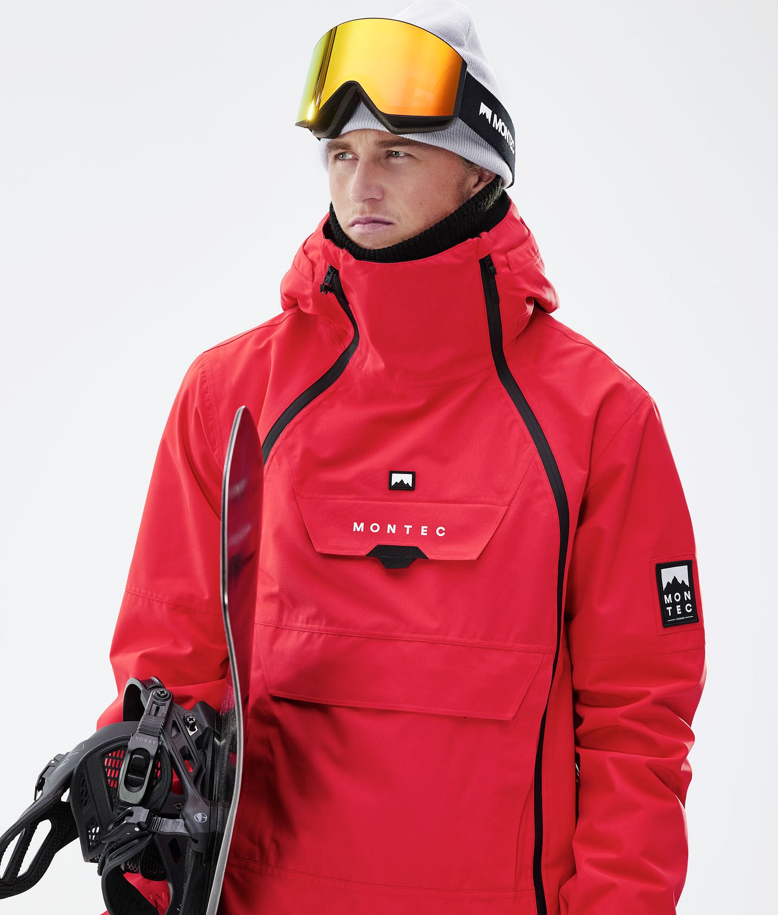 Montec Doom 2021 Kurtka Snowboardowa Mężczyźni Red, Zdjęcie 3 z 13