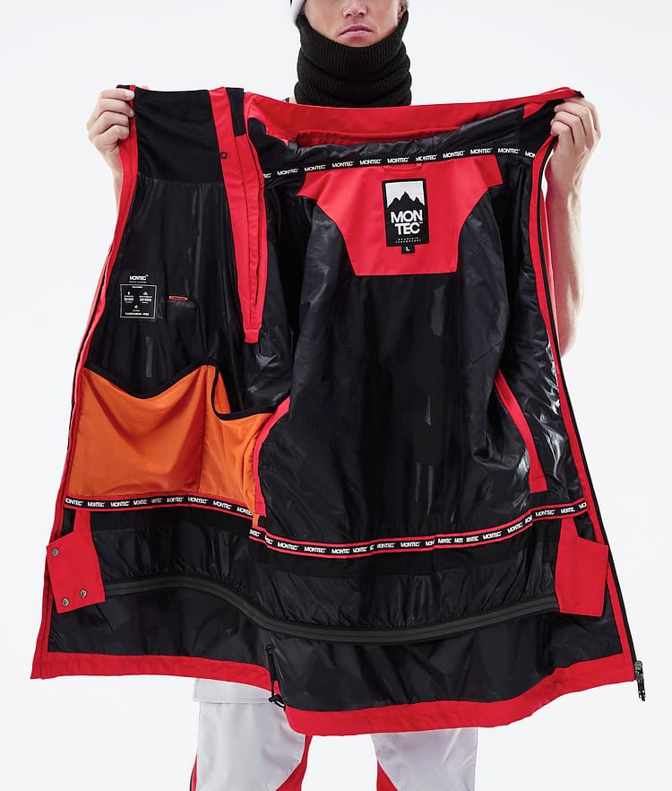 Montec Doom 21 Lyžařská Bunda Pánské Red, Obrázek 13 z 13