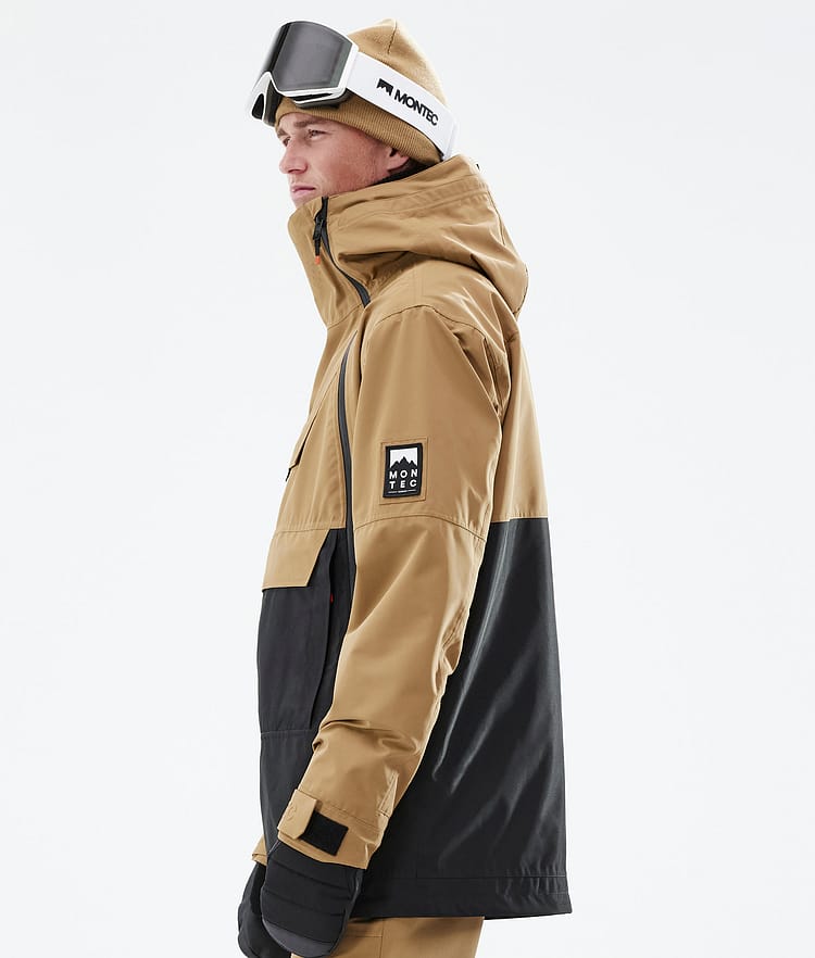 Montec Doom 2021 Kurtka Snowboardowa Mężczyźni Gold/Black, Zdjęcie 8 z 13