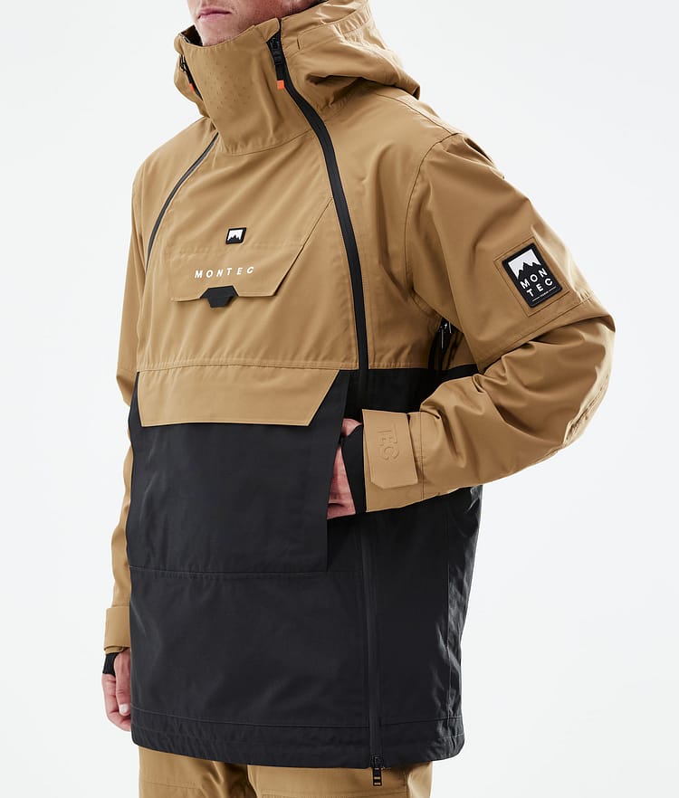 Montec Doom 2021 Kurtka Snowboardowa Mężczyźni Gold/Black, Zdjęcie 10 z 13