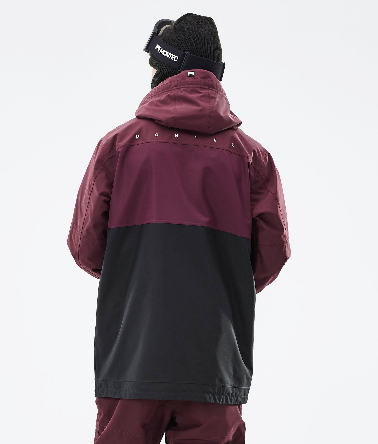 Montec Doom 2021 Kurtka Snowboardowa Mężczyźni Burgundy/Black, Zdjęcie 9 z 13