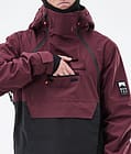 Montec Doom 2021 Kurtka Snowboardowa Mężczyźni Burgundy/Black, Zdjęcie 12 z 13