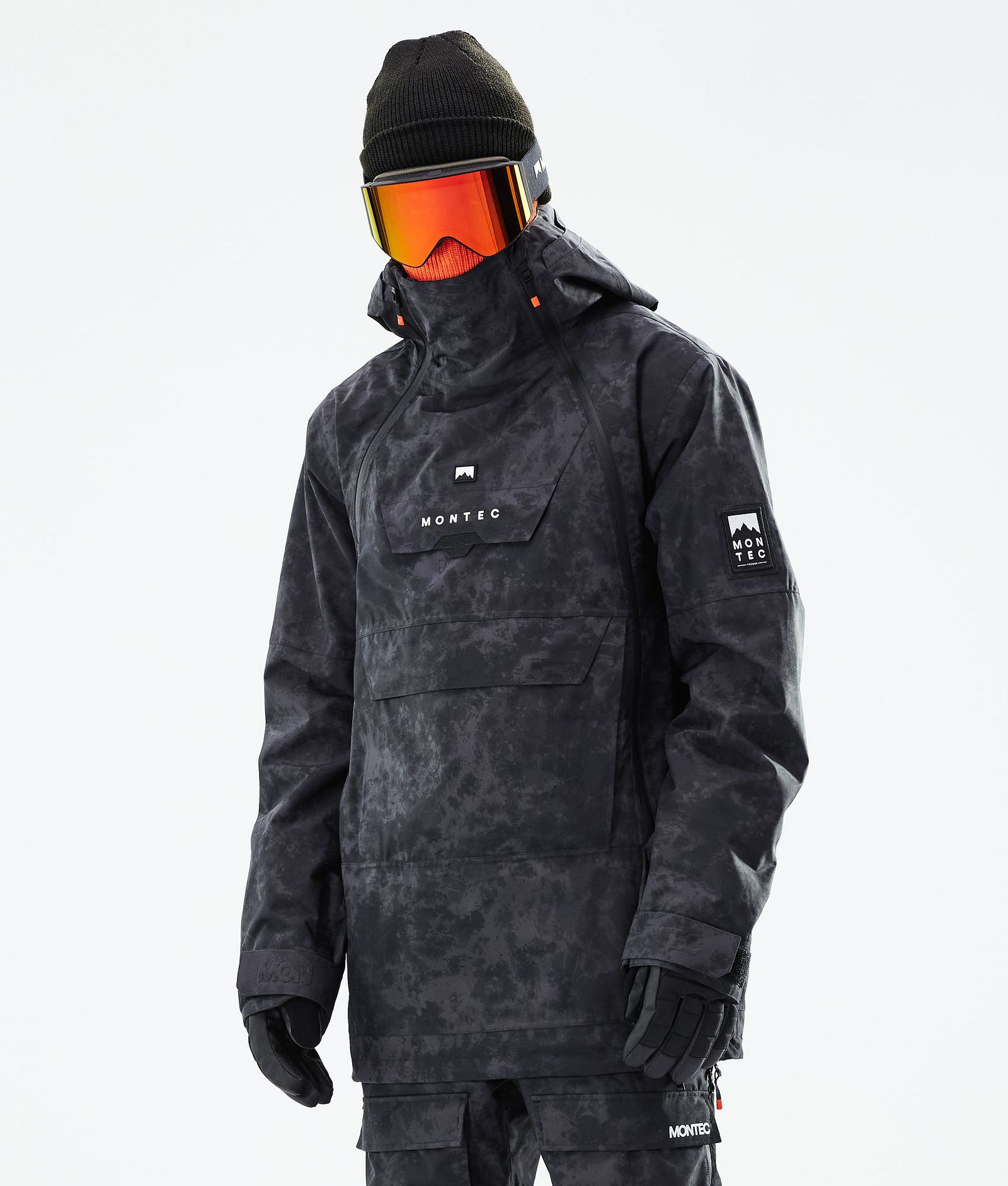 Montec Doom 2021 Kurtka Snowboardowa Mężczyźni Black Tiedye, Zdjęcie 1 z 11