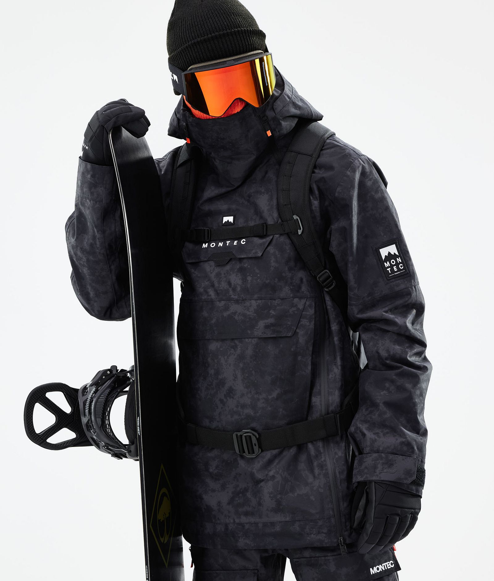 Montec Doom 2021 Kurtka Snowboardowa Mężczyźni Black Tiedye, Zdjęcie 3 z 11