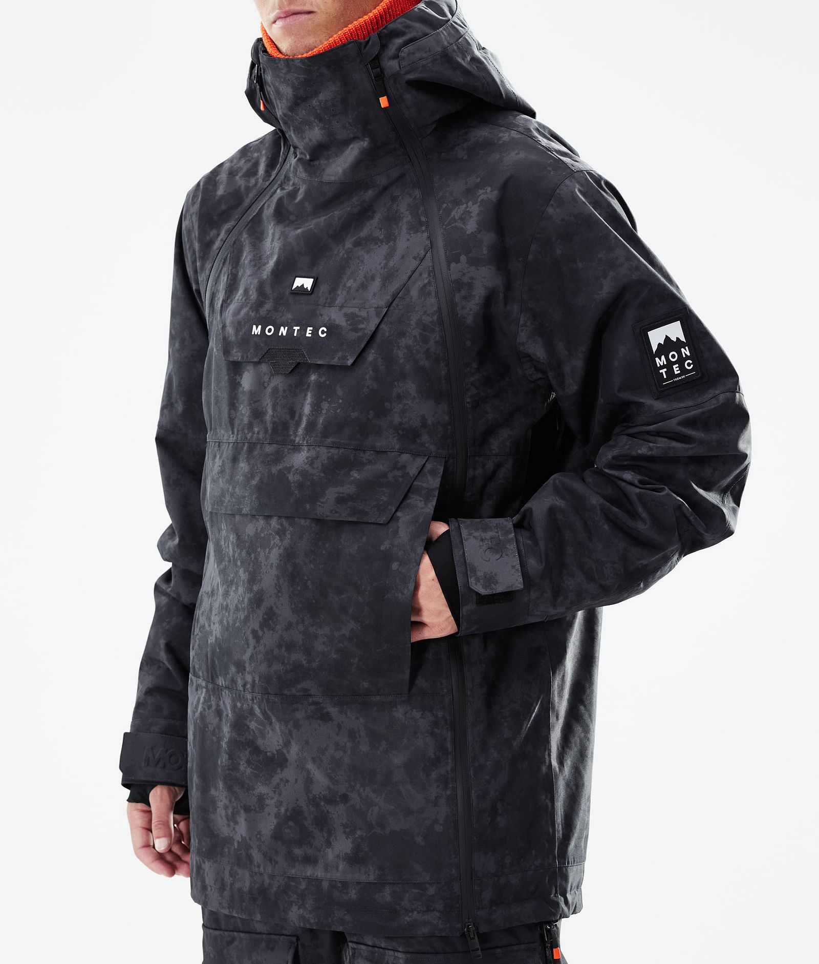 Montec Doom 2021 Kurtka Snowboardowa Mężczyźni Black Tiedye, Zdjęcie 9 z 11