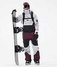 Montec Doom 2021 Kurtka Snowboardowa Mężczyźni Light Grey/Black/Burgundy, Zdjęcie 4 z 11