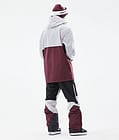 Montec Doom 2021 Kurtka Snowboardowa Mężczyźni Light Grey/Black/Burgundy, Zdjęcie 6 z 11