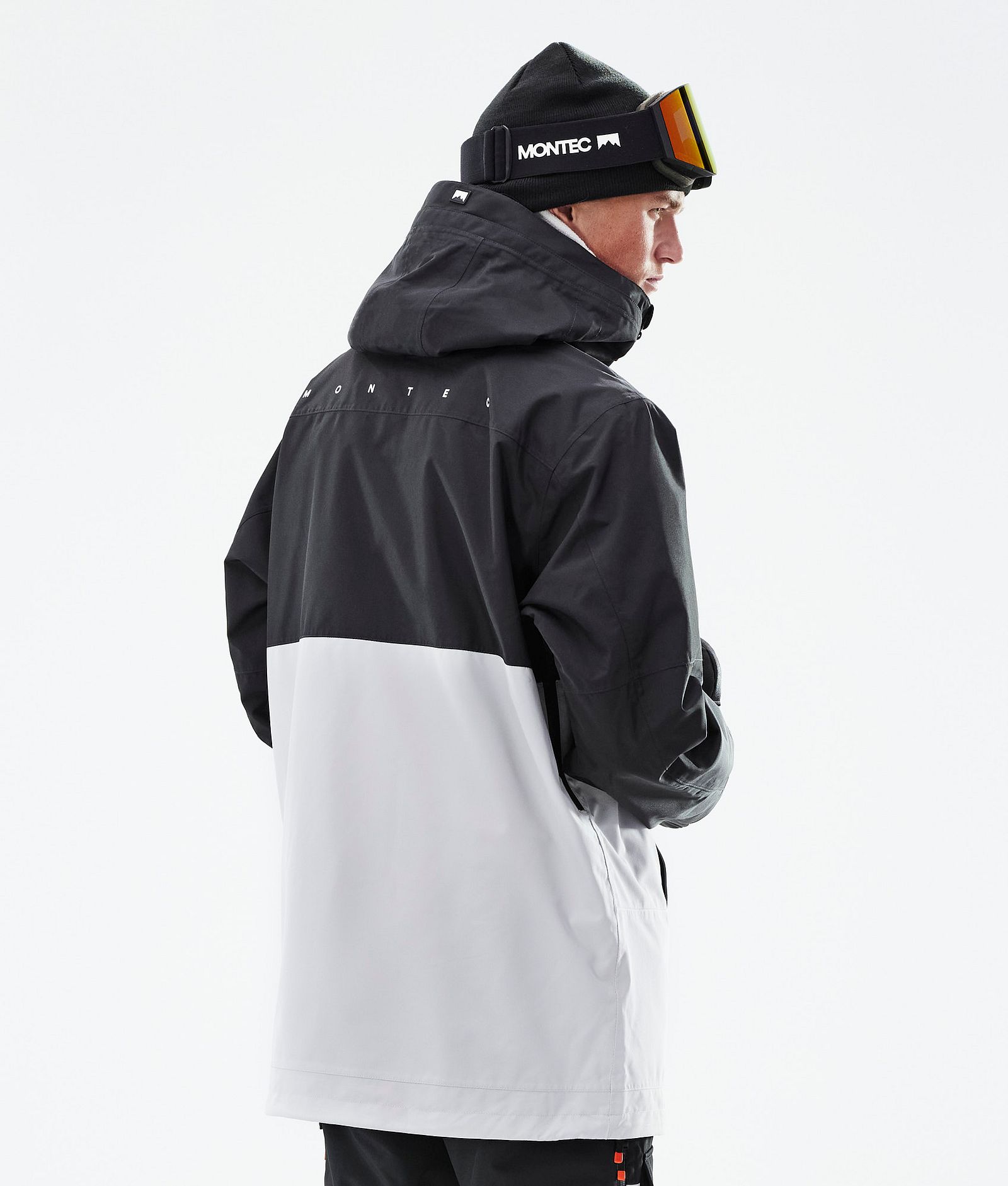 Montec Doom 2021 Kurtka Snowboardowa Mężczyźni Black/Light Pearl/Light Grey, Zdjęcie 10 z 13