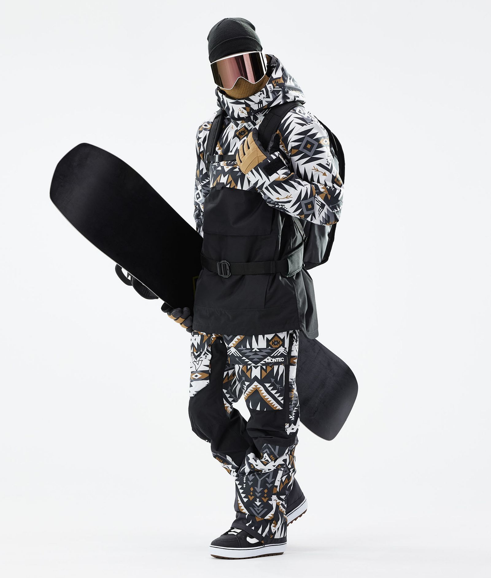 Montec Dune 2021 Bunda na Snowboard Pánské Komber Gold/Black, Obrázek 4 z 10