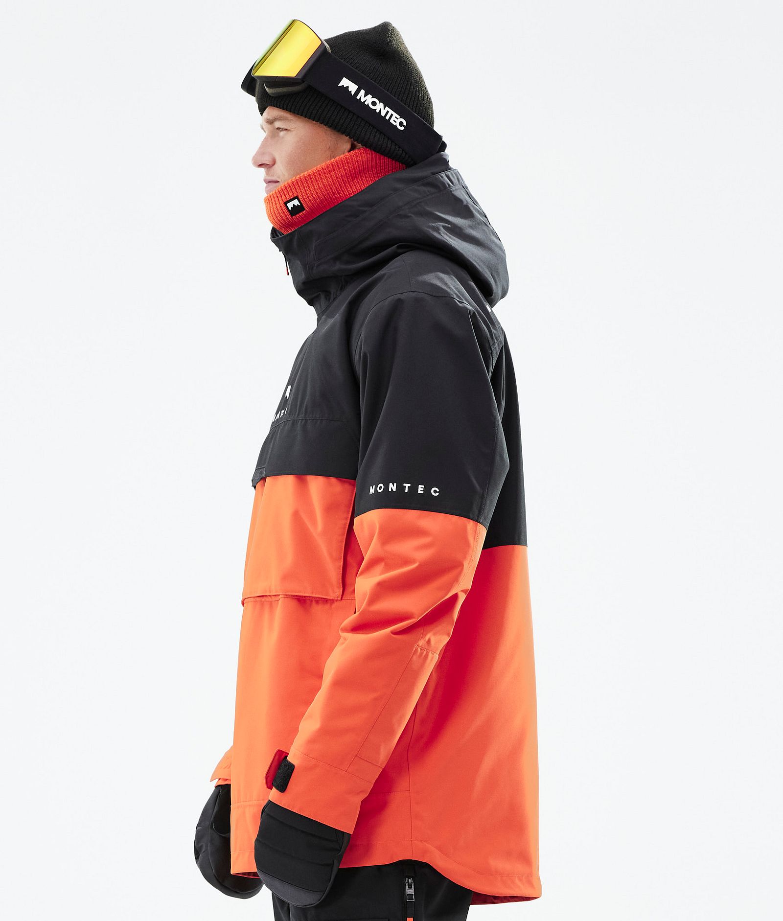 Montec Dune 2021 Kurtka Narciarska Mężczyźni Black/Orange, Zdjęcie 7 z 10