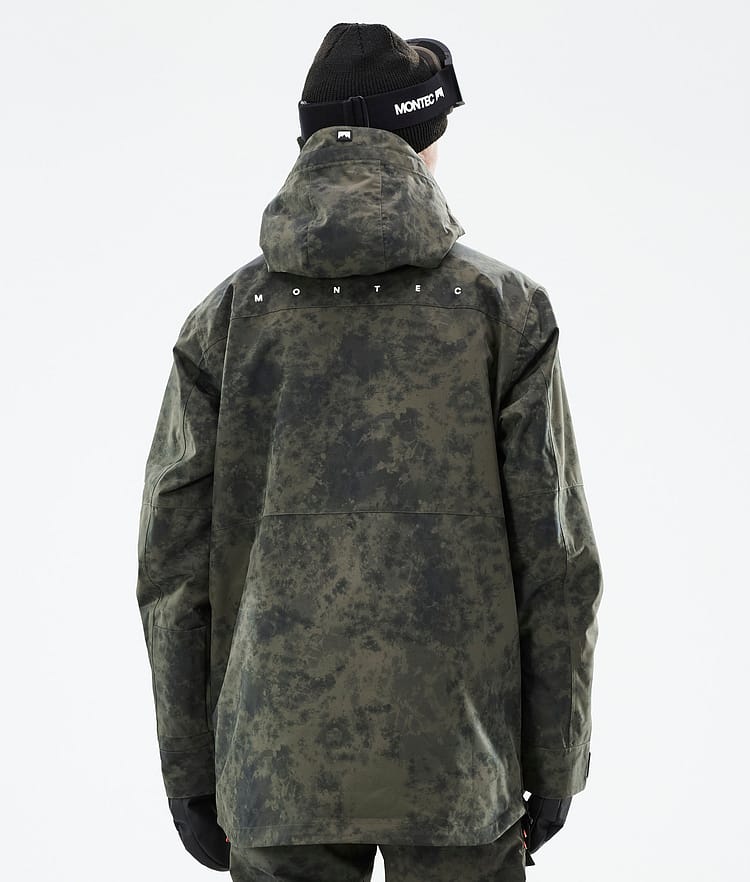 Montec Dune 2021 Kurtka Snowboardowa Mężczyźni Olive Green Tiedye, Zdjęcie 8 z 10