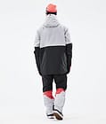 Montec Dune 2021 Kurtka Snowboardowa Mężczyźni Light Grey/Coral/Black, Zdjęcie 6 z 10