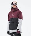 Montec Dune 21 Kurtka Narciarska Mężczyźni Burgundy/Black/Light Grey