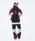 Montec Dune 2021 Bunda na Snowboard Pánské Burgundy/Black/Light Grey, Obrázek 4 z 10