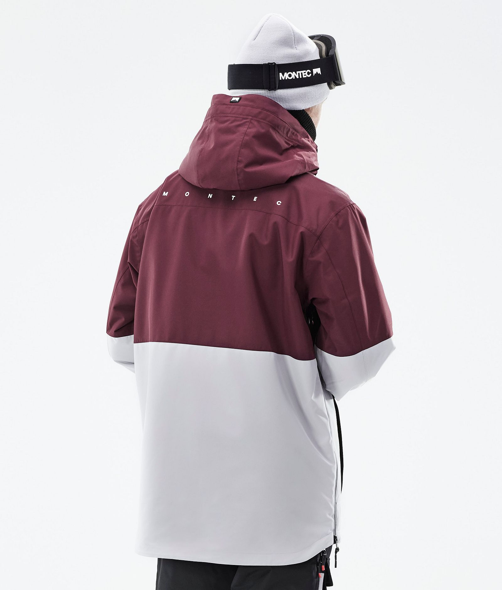 Montec Dune 2021 Bunda na Snowboard Pánské Burgundy/Black/Light Grey, Obrázek 8 z 10