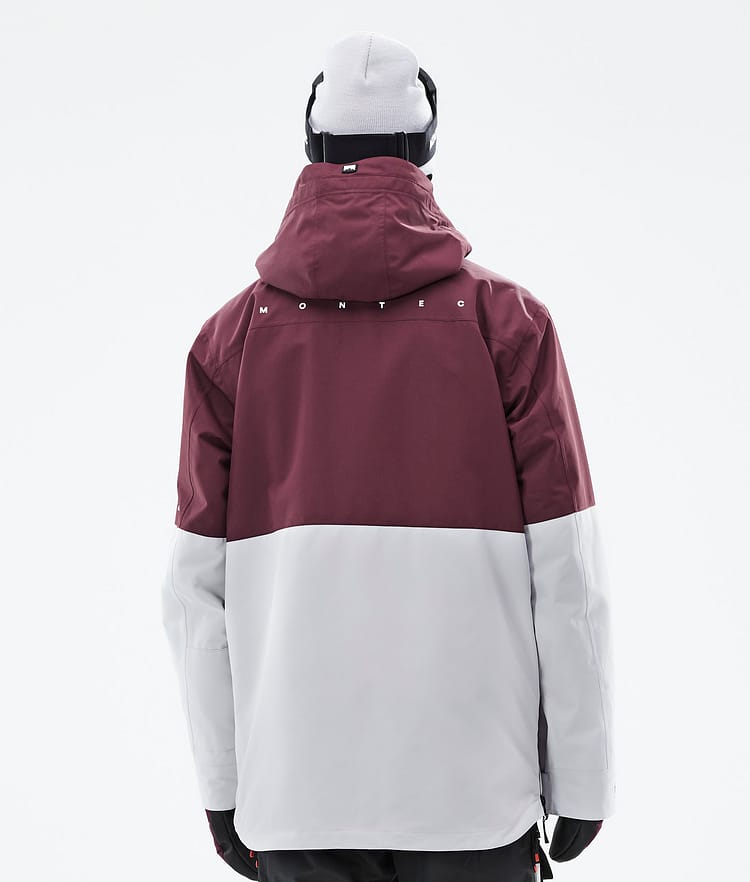 Montec Dune 2021 Lyžařská Bunda Pánské Burgundy/Black/Light Grey, Obrázek 8 z 10