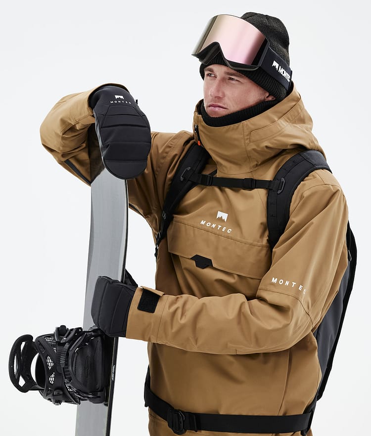 Montec Dune 2021 Kurtka Snowboardowa Mężczyźni Gold, Zdjęcie 4 z 11