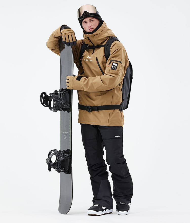 Montec Anzu Kurtka Snowboardowa Mężczyźni Gold, Zdjęcie 4 z 11