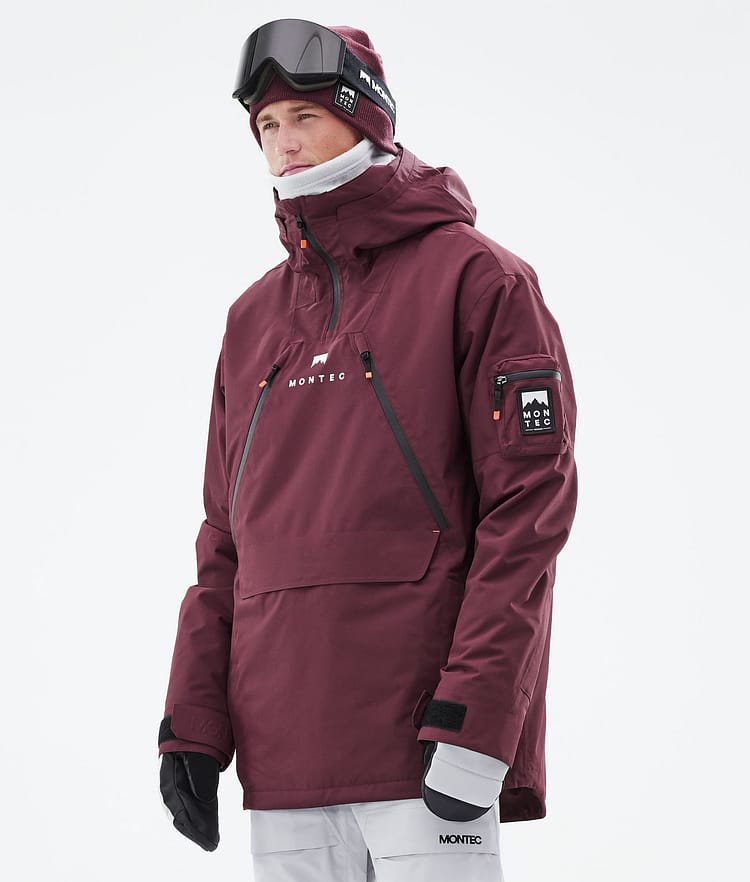 Montec Anzu Kurtka Snowboardowa Mężczyźni Burgundy, Zdjęcie 1 z 11