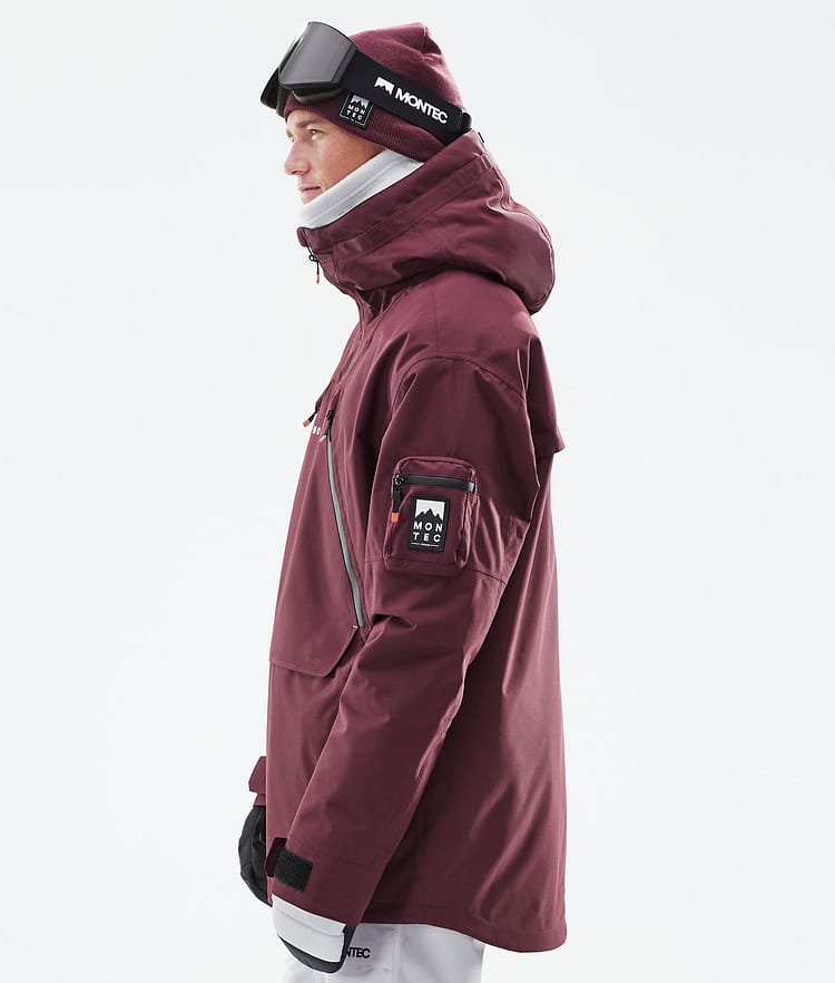 Montec Anzu Kurtka Snowboardowa Mężczyźni Burgundy, Zdjęcie 7 z 11