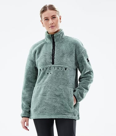 Dope Pile W 2021 Sweter Polarowy Kobiety Faded Green