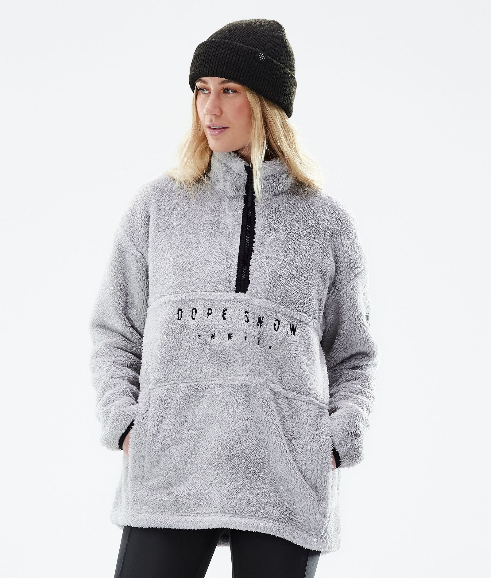 Dope Pile W 2021 Sweter Polarowy Kobiety Light Grey, Zdjęcie 1 z 8