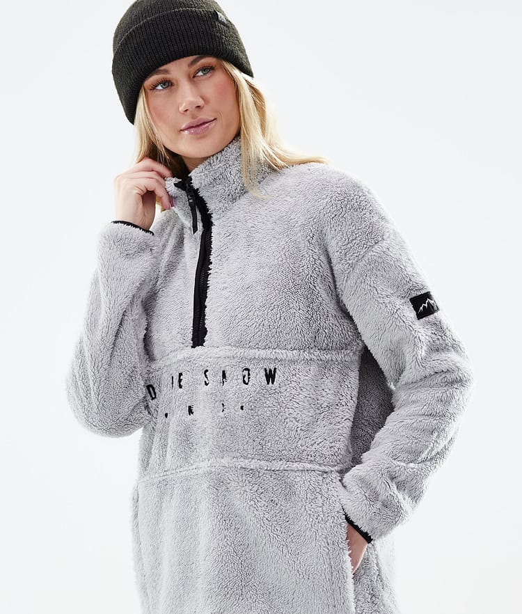 Dope Pile W 2021 Sweter Polarowy Kobiety Light Grey, Zdjęcie 2 z 8