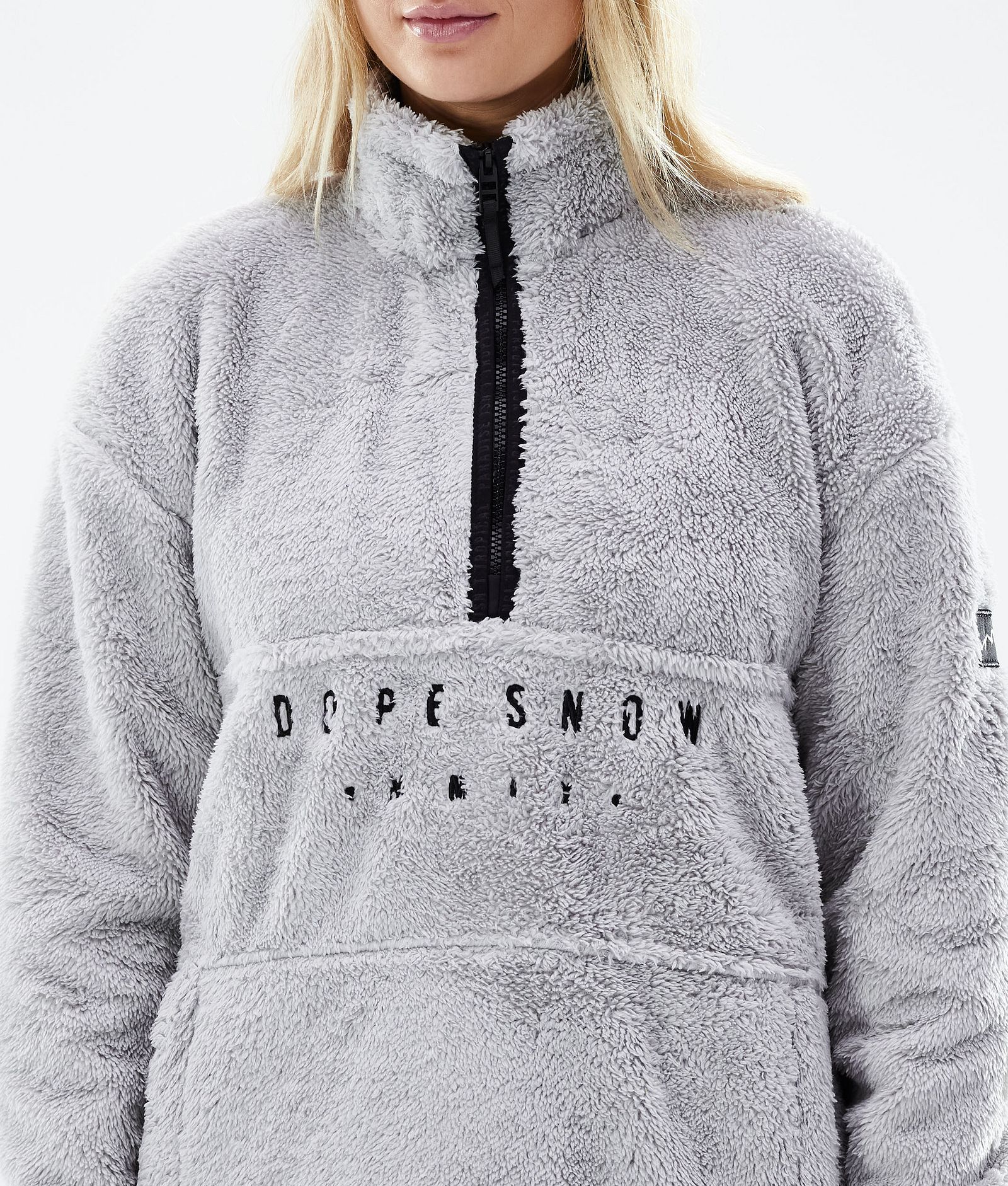 Dope Pile W 2021 Sweter Polarowy Kobiety Light Grey, Zdjęcie 7 z 8