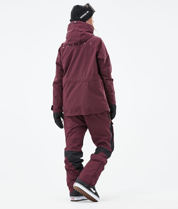 Montec Fawk W 2021 Kurtka Snowboardowa Kobiety Burgundy, Zdjęcie 6 z 11