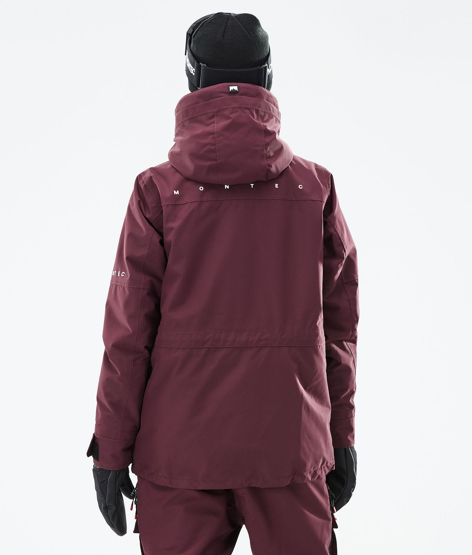 Montec Fawk W 2021 Kurtka Snowboardowa Kobiety Burgundy, Zdjęcie 8 z 11