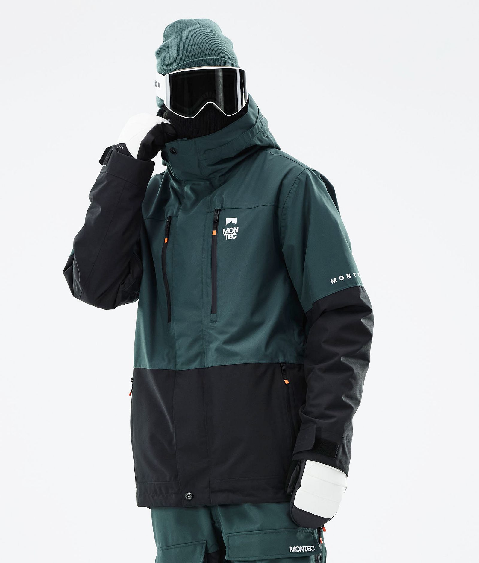 Montec Fawk 2021 Kurtka Snowboardowa Mężczyźni Dark Atlantic/Black, Zdjęcie 1 z 12