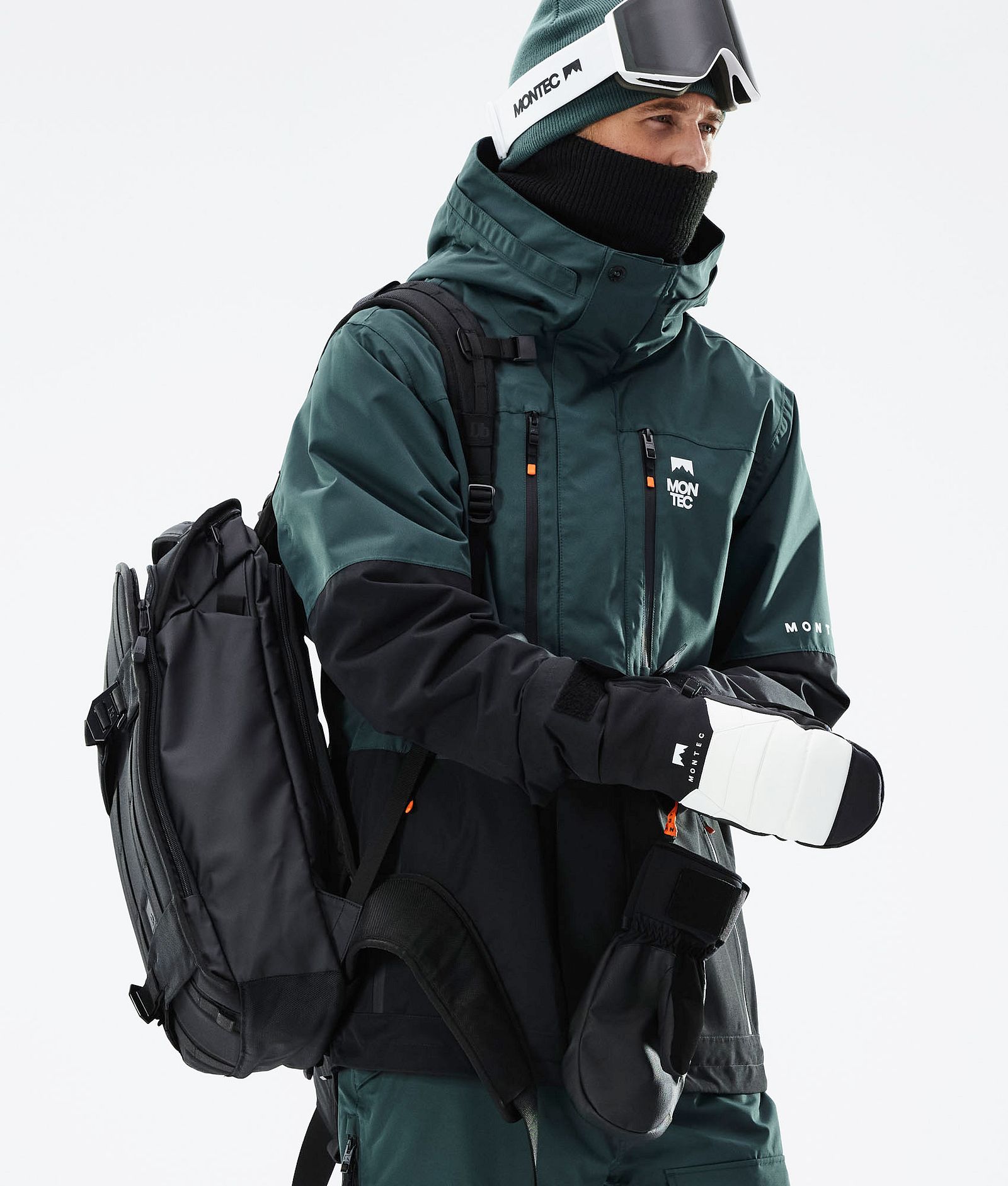 Montec Fawk 2021 Kurtka Snowboardowa Mężczyźni Dark Atlantic/Black, Zdjęcie 2 z 12