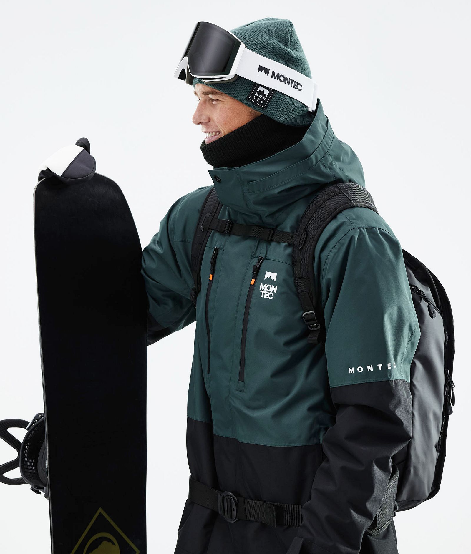 Montec Fawk 2021 Kurtka Snowboardowa Mężczyźni Dark Atlantic/Black, Zdjęcie 4 z 12