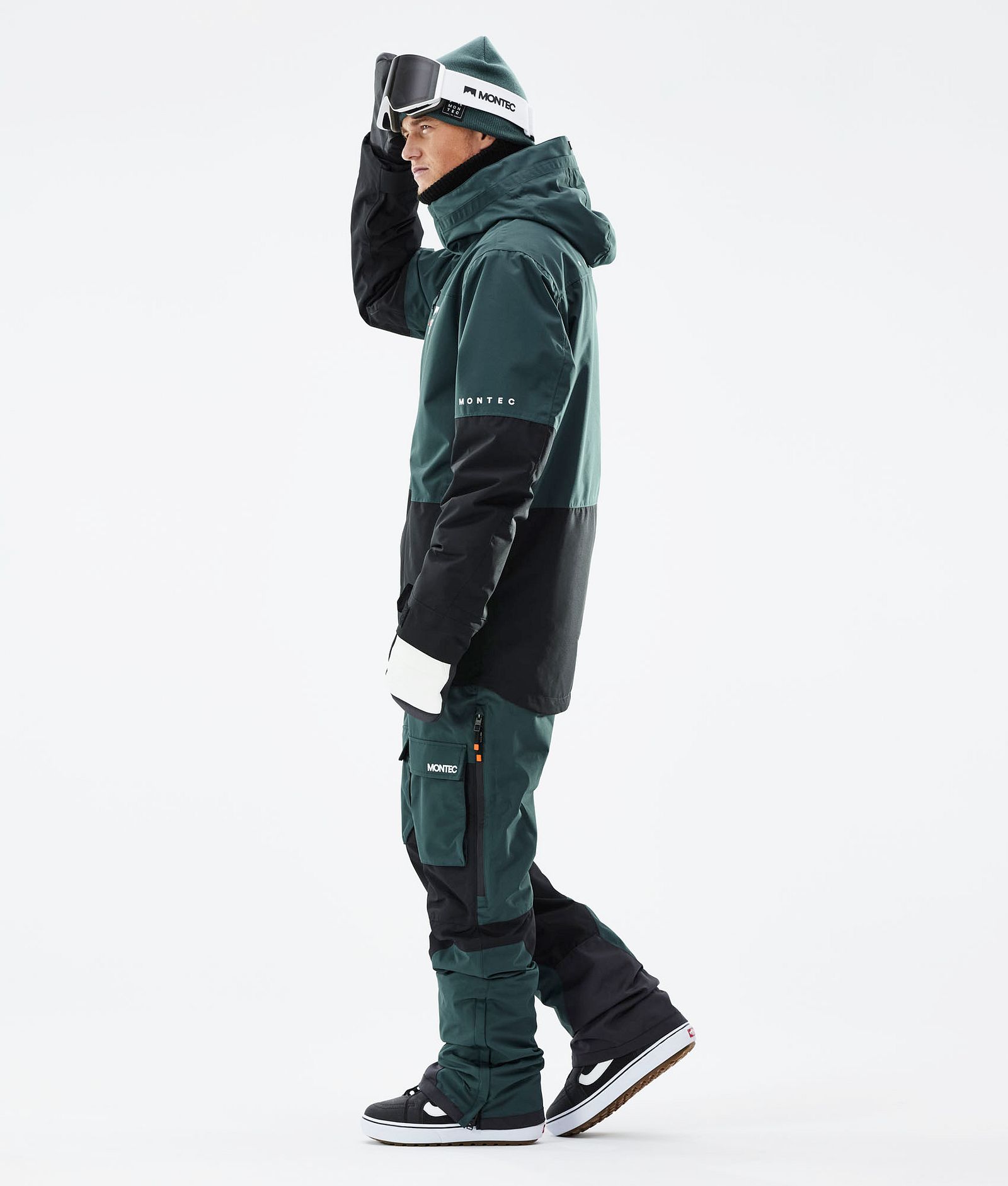 Montec Fawk 2021 Kurtka Snowboardowa Mężczyźni Dark Atlantic/Black, Zdjęcie 6 z 12