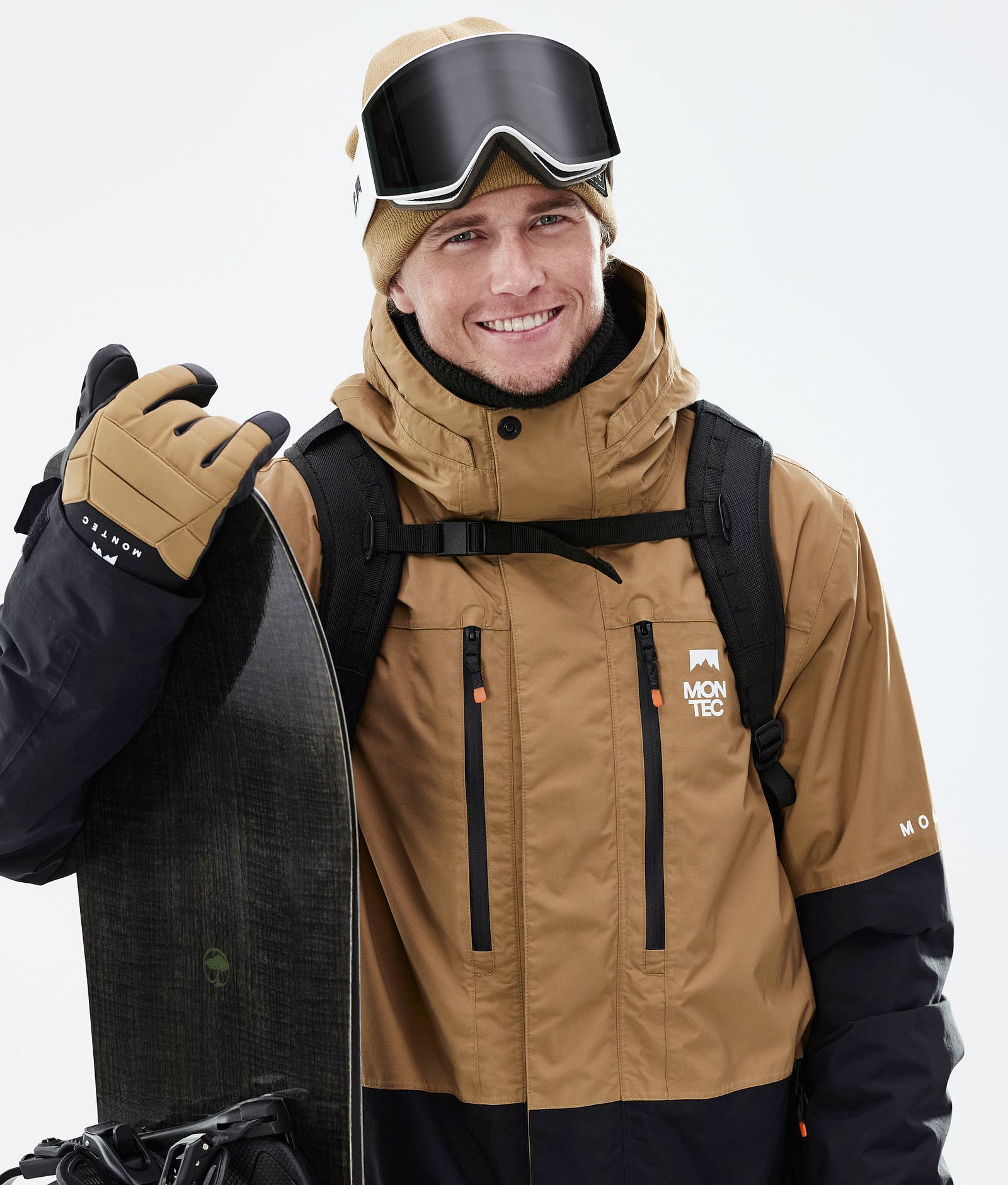 Montec Fawk 2021 Bunda na Snowboard Pánské Gold/Black, Obrázek 2 z 12