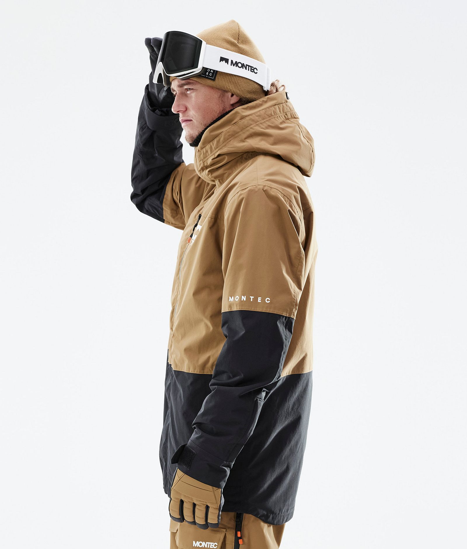 Montec Fawk 2021 Bunda na Snowboard Pánské Gold/Black, Obrázek 8 z 12