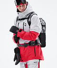 Montec Fawk 2021 Bunda na Snowboard Pánské Light Grey/Red, Obrázek 3 z 11