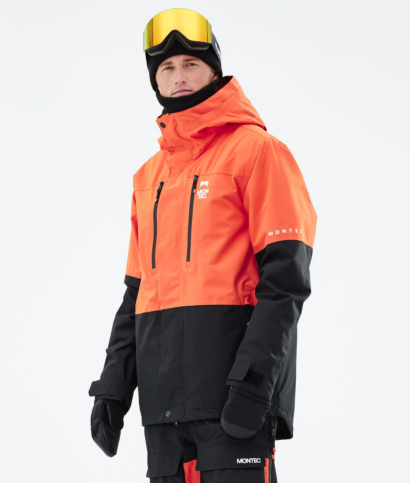 Montec Fawk 2021 Kurtka Snowboardowa Mężczyźni Orange/Black, Zdjęcie 1 z 12