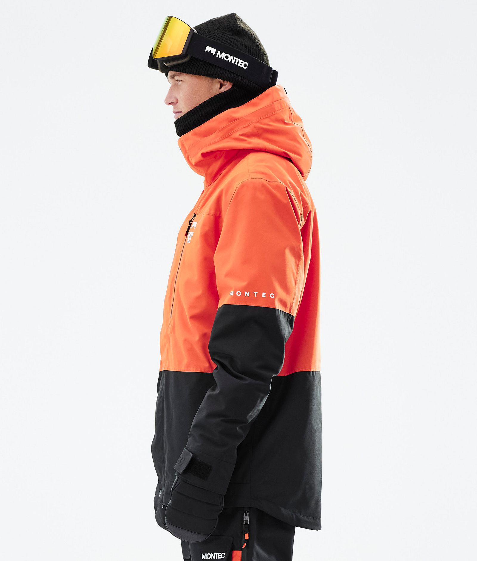 Montec Fawk 2021 Kurtka Snowboardowa Mężczyźni Orange/Black, Zdjęcie 8 z 12