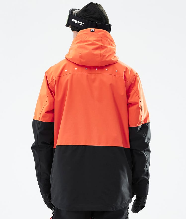 Montec Fawk 2021 Kurtka Snowboardowa Mężczyźni Orange/Black, Zdjęcie 9 z 12