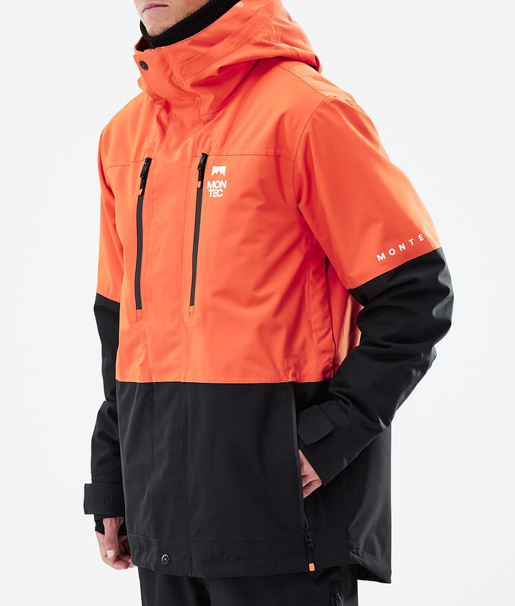 Montec Fawk 2021 Kurtka Snowboardowa Mężczyźni Orange/Black, Zdjęcie 11 z 12