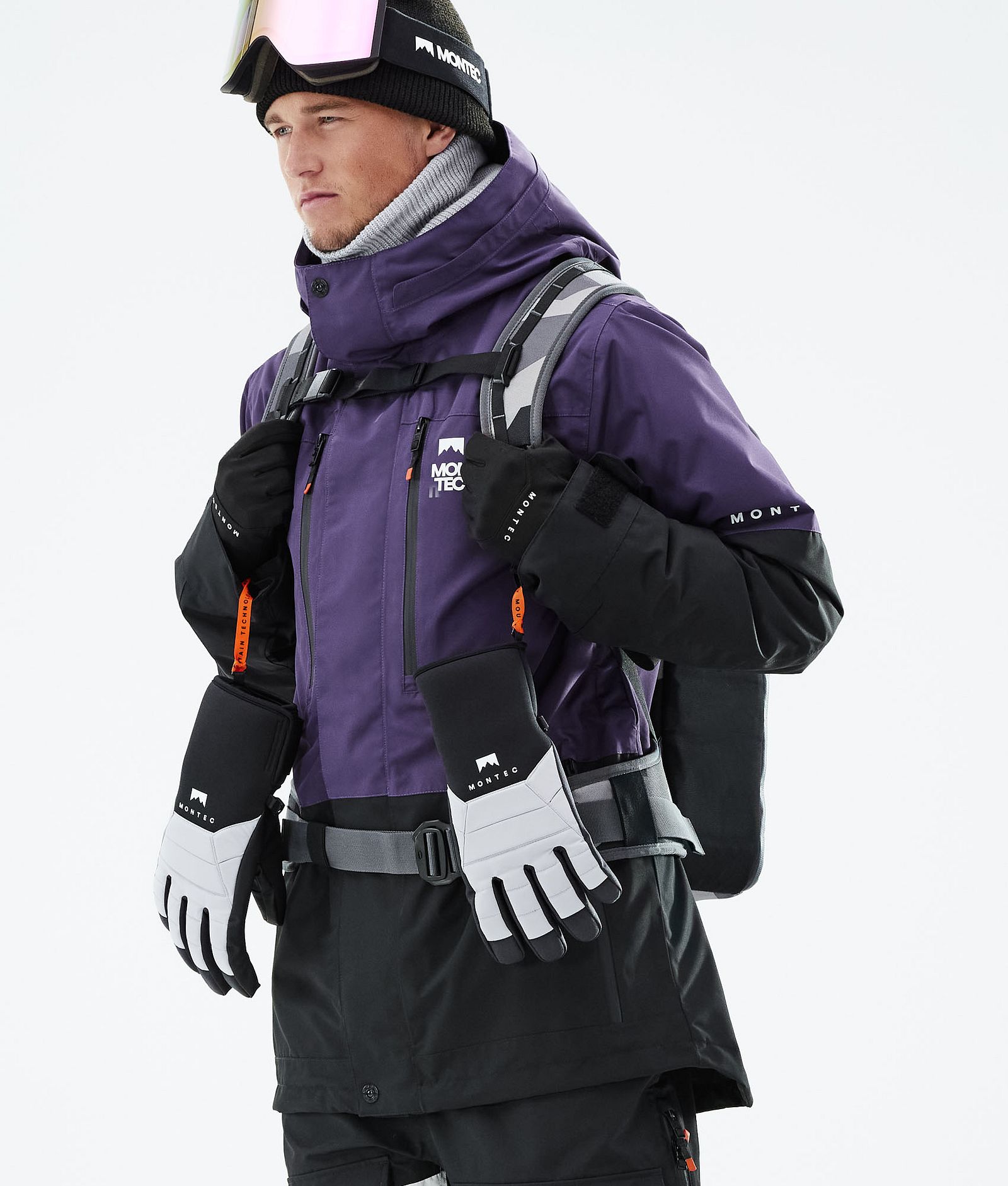 Montec Fawk 2021 Kurtka Snowboardowa Mężczyźni Purple/Black, Zdjęcie 2 z 12