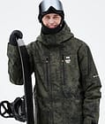 Montec Fawk 2021 Bunda na Snowboard Pánské Olive Green Tiedye, Obrázek 2 z 10