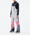 Montec Fawk W 2021 Kalhoty na Snowboard Dámské Light Grey/Pink/Light Pearl, Obrázek 1 z 6