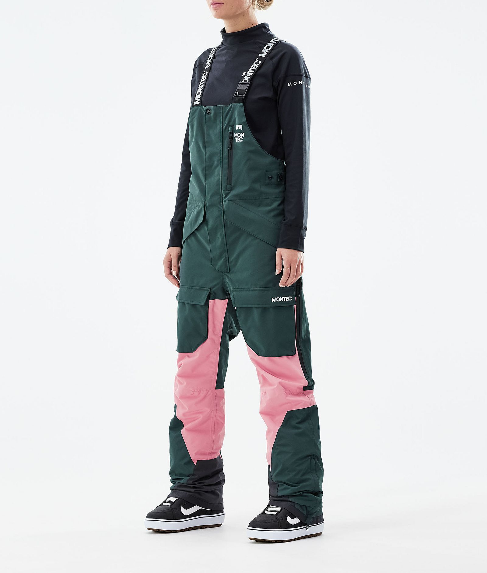 Montec Fawk W 2021 Kalhoty na Snowboard Dámské Dark Atlantic/Pink, Obrázek 1 z 6