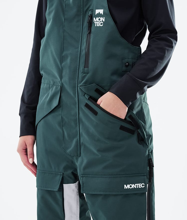 Montec Fawk W 2021 Kalhoty na Snowboard Dámské Dark Atlantic/Light Grey/Pink, Obrázek 4 z 6